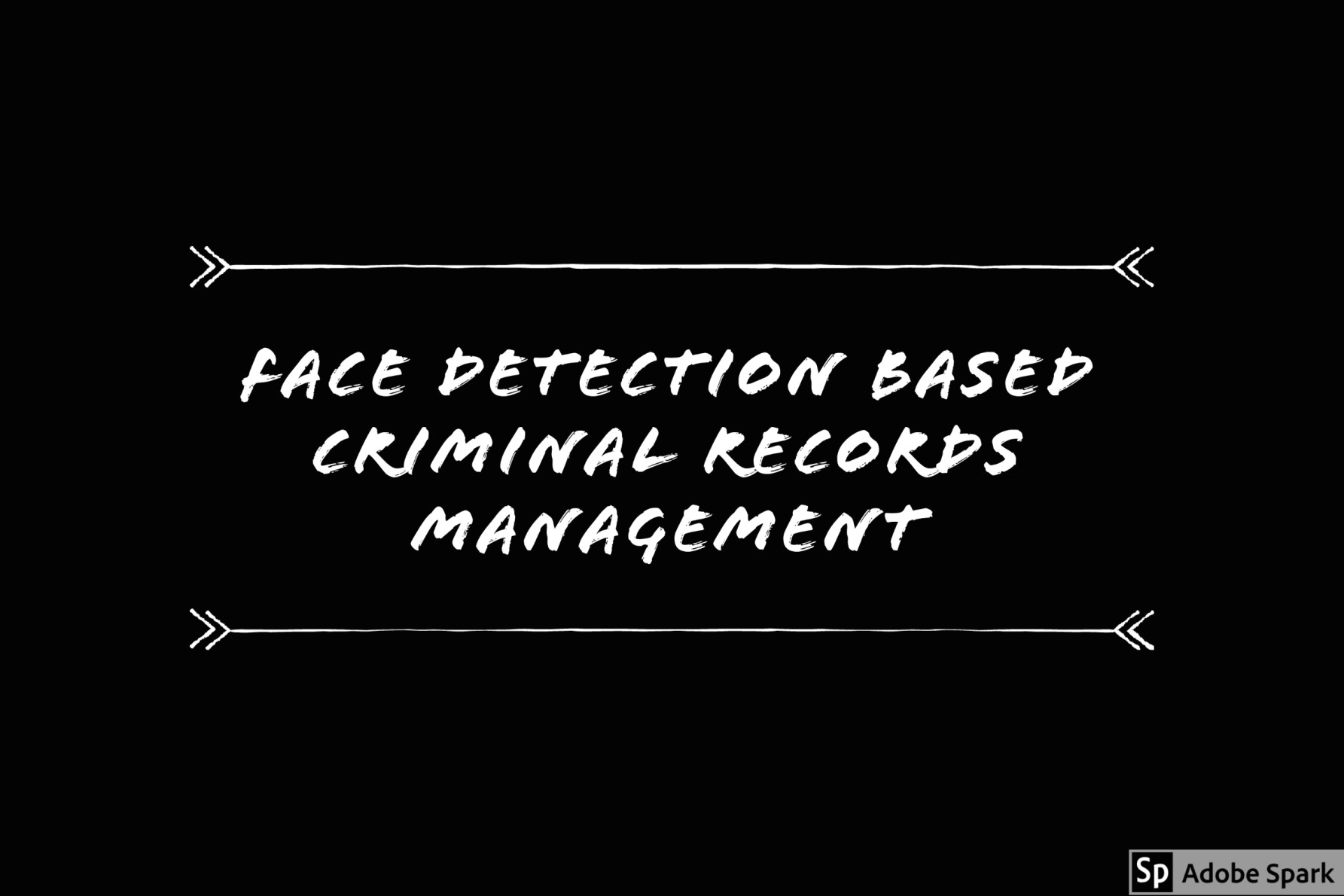 Criminal Record Management by Face id